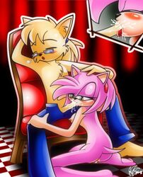 amy_rose anthro fellatio female fur hedgehog male mammal nancher oral penis sonic_(series) sonic_the_hedgehog_(series) straight