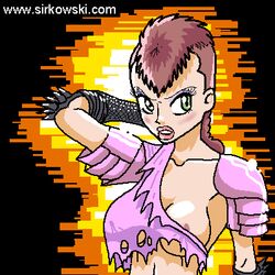 1girls big_breasts breasts cobra_(g.i._joe) dreadnoks female female_only g.i._joe mohawk_(hairstyle) sirkowski solo zarana_{g.i._joe)