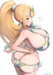 mythra from nintendo by gonzarez