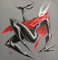 hornet (hollow knight) from hollow knight by tlen borowski