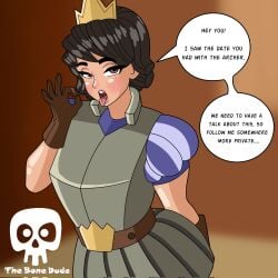 blue princess (clash royale) from clash (series) by the bone dude