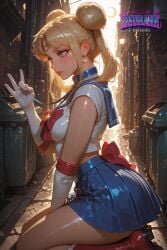 sailor moon from bishoujo senshi sailor moon by deurahh