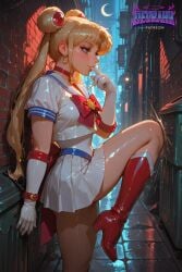 sailor moon from bishoujo senshi sailor moon by deurahh