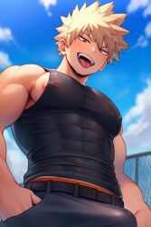 bakugou katsuki from my hero academia by oriven