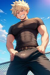 bakugou katsuki from my hero academia by oriven