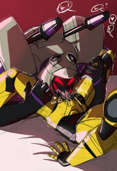 blitzwing bumblebee bumblebee_(transformers) eating_out schandbringer transformers transformers_animated