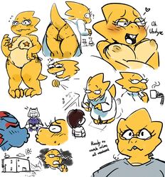 alphys from undertale by mdthetest