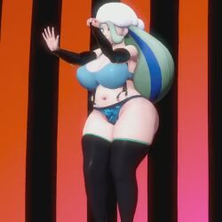 1girls 3d animated blue_lingerie bouncing_breasts bra dancing game_freak huge_ass huge_breasts huge_thighs human lingerie melony_(pokemon) milf mp4 nintendo nintendo_moms_animation_(minus8) no_sound pokemon pokemon_ss prevence solo thick_thighs thighhighs video wide_hips