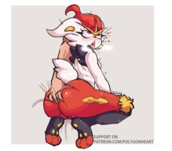 cinderace from nintendo by polygonheart