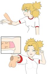 armpit_fetish armpit_sex armpits fetish hand kink lewdsan naruto naruto_shippuden sportswear sweat temari yellow_hair