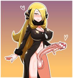 cynthia (pokemon) from nintendo by nishina (artist)