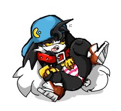 anthro female klonoa klonoa_(series) solo video_games weedsmoke