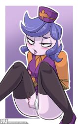 ahe_gao blush cadence_(enter_the_gungeon) enter_the_gungeon orgasm png stockings tagme tied_up vibrator