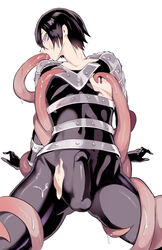 1boy femboy fully_clothed fully_sheathed girly male male_only mentacle mentacles one-punch_man penis speed-o'-sound_sonic tagme tentacle tentacle_on_male testicles twink yoku_(chocolateq)