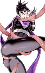 1boy ass bodysuit bulge femboy fully_clothed fully_sheathed girly male male_focus male_only mentacle mentacles one-punch_man speed-o'-sound_sonic tentacle tentacle_on_male twink yoku_(chocolateq)