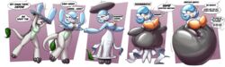 female forced_transformation furry gardevoir hoop_transformation inanimate_transformation mega_gardevoir pokemon pokemon_(species) redflare500 transformation transformation_ring wolf