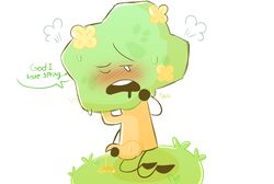 battle_for_dream_island fanartist object_shows penis plant sap solo tree_(bfdi)