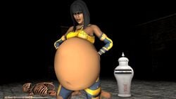 3d animated big_belly breasts female female_pred mortal_kombat smexynation tanya_(mortal_kombat) vore