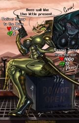 1futa 1girls alien alien_girl armor big_breasts crossover eyepatch futanari jenny_wakeman linorgoldenfish metal_gear_rising:_revengeance muscular_female muscular_futa my_life_as_a_teenage_robot nickelodeon queen_vexus reference robot robot_girl smug_grin thick_thighs trapped twitter_vote_targets vexus