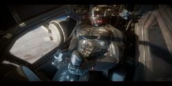 2025 3d_(artwork) 5_fingers abs absurd_res android areola athletic athletic_male balls barazoku biceps big_balls big_muscles big_pecs big_penis black_bars black_body black_exoskeleton black_glans blender_(artwork) bungie cockpit destiny_(game) destiny_(series) digital_media_(artwork) duo ear_piercing ear_ring erection exo exoskeleton fingers flying genitals ghost_(destiny) glans glowing glowing_eyes glowing_mouth grabbing_own_penis grey_nipples hand_on_own_penis hand_on_penis hi_res high-angle_view holding_own_penis holding_penis humanoid humanoid_genitalia humanoid_penis jewelry junatah letterbox looking_at_genitalia looking_at_penis looking_down looking_down_at_genitalia looking_pleasured machine male masturbation multicolored_body muscular muscular_arms muscular_humanoid muscular_male nipples not_furry nude nude_humanoid nude_male open_mouth orange_eyes orange_glow orange_mouth pecs penile penile_masturbation penis piercing quads ring_piercing robot robot_humanoid sitting space spacecraft stroking_penis triton_(junatah) vehicle watermark