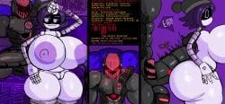 1boy 1girls 2025 :3 balls bedroom big_ass big_balls big_breasts big_cock big_dick big_thighs breasts bulge cock_on_butt cock_slap coding conscious dick_slap english_text female glitch_productions hyper_ass hyper_breasts khadhunter7 male male/female murder_drones penis_slap phone question_mark rape shocked_eyes speech_bubble thick_thighs turned_on uzi_(murder_drones)