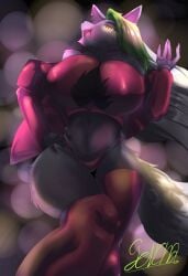 adult_animatronic animatronic anthro anthro_canine anthro_wolf big_breasts bodysuit busty confident curvy digital_art dominant_female female five_nights_at_freddy's five_nights_at_freddy's:_security_breach five_nights_at_freddys fnaf fnaf_security_breach furry glossy_skin illustration latex low_angle nsfw roxanne_wolf roxanne_wolf_(fnaf) roxy rule34 seductive sencna_r18 sexy shiny_clothing solo suggestive sweat teasing thicc thick_thighs tight_clothing wide_hips