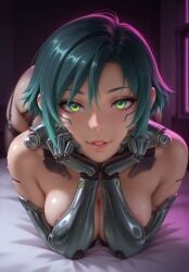 female genji from overwatch by dreamheat