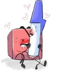 2boys battle_for_dream_island blocky_(bfdi) cum duo fanartist gay male male_only object_shows pen_(bfdi) sex yaoi