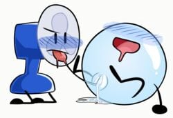 after_sex battle_for_bfdi battle_for_dream_island bubble bubble_(bfdi) cunnilingus fanny_(bfdi) object object_shows