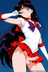 male sailor mars from bishoujo senshi sailor moon by tehmar