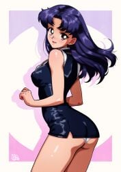 misato katsuragi from neon genesis evangelion by gravydood