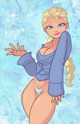 elsa (frozen) from christmas by jumpdriiver