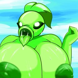 peashooter (pvz) from plants vs zombies by cuntheadcrazy