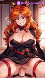 ai_generated animated big_breasts brawl_stars mariposa_piper_(brawl_stars) melodielooovee orange_hair piper_(brawl_stars) sex sound spread_legs tagme vaginal_penetration vaginal_sex video