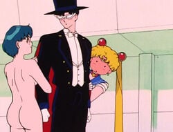 1boy 2girls 90s accurate_art_style ami_mizuno awkward bishoujo_senshi_sailor_moon casual clothing edit female human male mamoru_chiba naked naked_female nude nude_female nude_filter ponchocop sailor_moon screen screen_capture screen_face screencap screenshot screenshot_edit tagme toei_animation tuxedo_mask usagi_tsukino