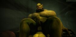 3d 3d_(artwork) abs archmage-rykarr balls bara body_hair cowboy_position cowgirl_position erection gay goblin licking_lips male male/male male_only muscle muscles muscular muscular_male nipples nose_piercing nose_ring orc orc_male penis piercing precum riding sweat testicles tongue tongue_out warcraft world_of_warcraft yaoi