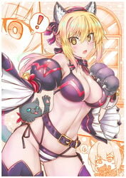 ! 1girls 2020 animal_ear_fluff animal_ears artist_name artoria_pendragon artoria_pendragon_(alter) bangs bare_shoulders bell belt black_belt black_bra black_legwear black_panties blonde_hair blush bra breasts cat cat_ears cat_tail cigar_cat cleavage detached_sleeves fate/stay_night fate_(series) feline female gloves hair_between_eyes highres jingle_bell large_breasts long_hair looking_at_viewer navel open_mouth panties paw_gloves paws ponytail red_ribbon ribbon sidelocks signature spoken_exclamation_mark tail thighhighs thighs underwear wide_sleeves yellow_eyes