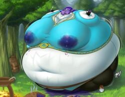 1girls ass bbw belly big_ass big_belly big_breasts blueberry_inflation breasts fat female female_only forest full_body_inflation huge_belly huge_breasts human human_only hyper_belly inflation lactating_juice lactation lactation_through_clothes milkybody mouth_open nipples nipples_visible_through_clothing nonude obese obese_female open_mouth outdoors outside overweight overweight_female princess_zelda solo solo_female spherical_inflation sunken_head sunken_limbs the_legend_of_zelda thick tight_clothing unusual_lactation weight_gain wide_hips zelda_(breath_of_the_wild)