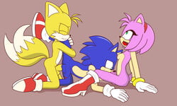 amy_rose anal anal_sex anthro armwear balls bisexual breasts canid canine eulipotyphlan footwear fox futanari genitals gloves group group_sex gynomorph gynomorph/male hedgehog herm hi_res humanoid intersex intersex/male interspecies kamikiller male male/male male_penetrated male_penetrating mammal mobian_(species) mostly_nude oral penetration penis sega sex shoes side_boob sonic_(series) sonic_the_hedgehog sonic_the_hedgehog_(series) tails threesome vagina