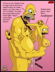 bondage broken_rape_victim father_and_daughter female fucked_silly helpless homer_simpson human incest lisa_simpson male nipples rape sbb screaming slappyfrog stomach_bulge straight the_simpsons