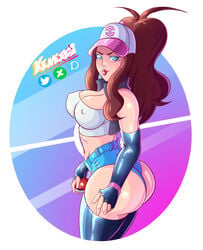 hilda (pokemon) from nintendo by kenergi
