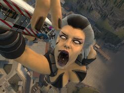 3d 3d_(artwork) breasts city female female_pred female_prey giantess hair human male male_prey mortal_kombat sindel vore