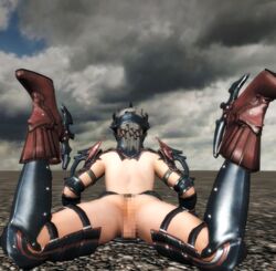 aranea_highwind final_fantasy final_fantasy_xv mosaic_censoring nude seffiroth59 xps