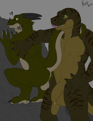 ! !? ? dripping_precum fersir flaccid flaccid_penis furry furry_only gay imminent_anal imminent_sex male male/male male_only scalie scalie_only squat squatting tail