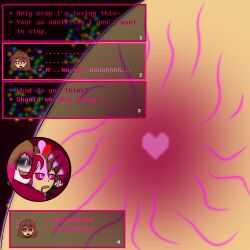 bete noire from glitchtale by lautaroxgamer (artist)
