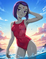 raven (teen titans) from cartoon network by elryusam