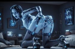 cortana from halo (game) by progenarts