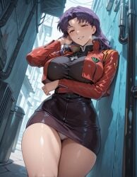 katsuragi misato from neon genesis evangelion by alex-schura