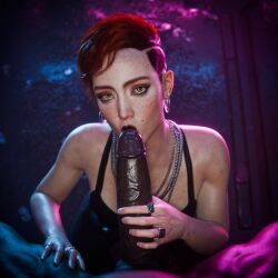 aurore cassel from cyberpunk 2077 by aleksor