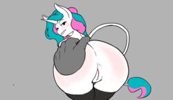 animal_humanoid animated anthro anus ass clothing disembodied_hand equid equid_humanoid equine equine_humanoid fan_character female genitals hi_res horn horse humanoid legwear mammal mammal_humanoid pony pussy solo stockings tachayka_(artist) unicorn_horn unicorn_pony